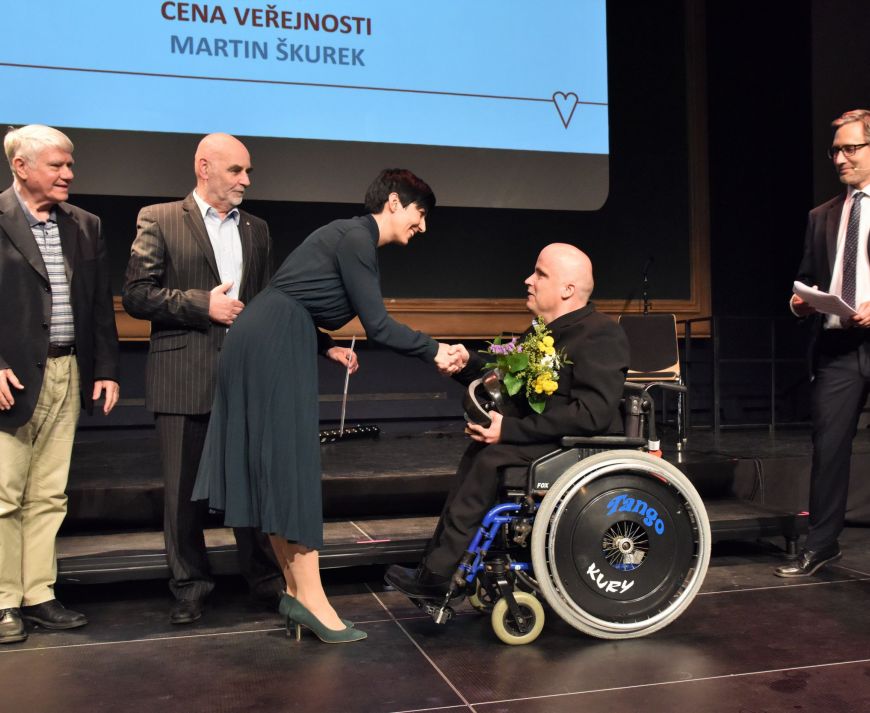 Martin Škurek - držitel Ceny veřejnosti 2022